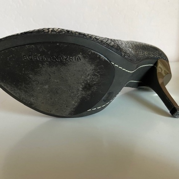 Iridescent, leather snakeskin, stilettos, 6.5 - Picture 5 of 6